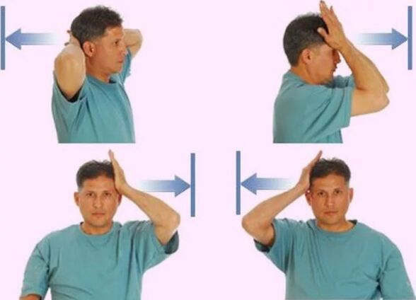 Ginástica para o pescoço com osteocondrose